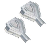 AB Tools Trailer Brake Cable Back Plate Half Shell Cover For 19mm Ended Knott Cables 2Pc