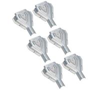 AB Tools Trailer Brake Cable Back Plate Half Shell Cover For 19mm Ended Knott Cables 6Pc