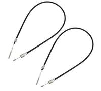 AB Tools Trailer Brake Cable Knott Detachable Threaded End 1130mm / 1340mm Pair Bc03
