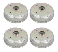 AB Tools Trailer Brake Drums For Knott 203X40 Brake Shoes 139.7mm Pcd 4 Stud M12 4Pk