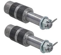 AB Tools Trailer Extended Stub Axle for 1in Shaft for Taper Bearing Hubs HD Weld On 2pc