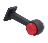 AB Tools Trailer Led Side Marker Light Red & White Lamp Right Rubber Base Front & Rear