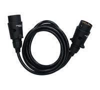 AB Tools Trailer Light Electrics 3.5M Extension Cable Lead Male To Male 7 Pin Plugs