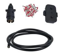 AB Tools Trailer Light Electrics Rewire Kit Plug, Junction Box, 5m Cable/Wire Terminals