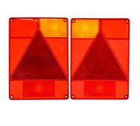 AB Tools Trailer Light Lens PAIR Radex Replacement for Ifor Williams Indespension TR196