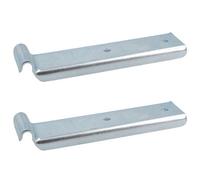 AB Tools Trailer Long Retaining Hook Over Centre Latch 126mm X R3.5 280Kg Capacity 2Pc