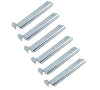 AB Tools Trailer Long Retaining Hook Over Centre Latch 126mm X R3.5 280Kg Capacity 6Pc