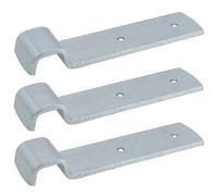 AB Tools Trailer Long Retaining Hook Over Centre Latch 143mm X 35mm 609Kg Capacity 3Pc