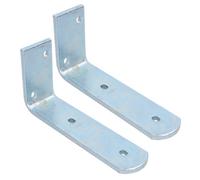AB Tools Trailer Mudguard Angle Bracket Heavy Duty 90 Degree Corner Brace Pair Tr083 (Small)