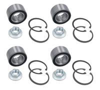 AB Tools Trailer Sealed Bearing Kit For Alko 2051 200 X 50 Knott 250 X 40 Euro Drums 4Pc
