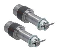 AB Tools Trailer Stub Axle for 1in Shaft for Taper Bearing Hubs heavy Duty Weld On 2pc