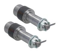 AB Tools Trailer Stub Axle For 1In Shaft For Taper Bearing Hubs Heavy Duty Weld On 2Pc