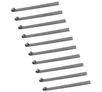 AB Tools Trailer Tailgate Strap Hinge Self Colour 12.5mm Pin Weld On 460mm Long 10Pc