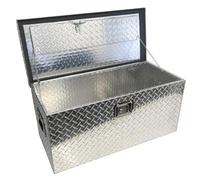 AB Tools Trailer Truck Aluminium Lockable Tool Box Chest Locker Storage 32” x 14” x 14”