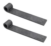 AB Tools Trailer Truck Tailgate Strap Hinge Self Colour 12.5mm Pin Weld On 150mm 2Pc