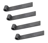 AB Tools Trailer Truck Tailgate Strap Hinge Self Colour 12.5mm Pin Weld On 150mm 4Pc