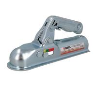AB Tools Trailer Unbraked Hitch Coupling For 50mm Round Tube Pressed Steel Max 800Kgs