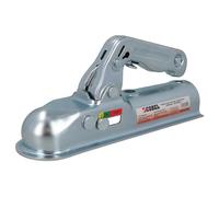 AB Tools Trailer Unbraked Hitch Coupling For 50mm Round Tube Pressed Steel Max 800kgs