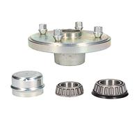 AB Tools Trailer Wheel Hub 5.5" (139.7mm) PCD Bearings Wheel Bolts & Cap Indespension