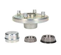 AB Tools Trailer Wheel Hub 5.5" (139.7mm) Pcd Bearings Wheel Bolts & Cap Indespension