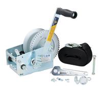 AB Tools Trailer Winch & 8M Strap Kit Car Transporter & Boat Trailers Heavy Duty 2 Speed