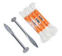 AB Tools Two Footprint Line Pins And Four Braided Nylon Chalk Line Size B 18M