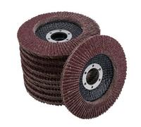 AB Tools Type 29 Premium Flap Grinding Sanding Discs 80 Flaps 40 Grit Coarse 115mm 10Pk