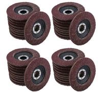 AB Tools Type 29 Premium Flap Grinding Sanding Discs 80 Flaps 40 Grit Coarse 115mm 40Pk