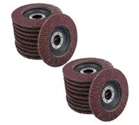AB Tools Type 29 Premium Flap Grinding Sanding Discs 80 Flaps 60 Grit Coarse 115mm 20Pk