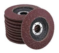 AB Tools Type 29 Premium Flap Grinding Sanding Discs 80 Flaps 80 Grit Medium 115mm 10Pk