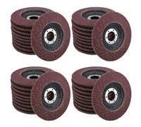 AB Tools Type 29 Premium Flap Grinding Sanding Discs 80 Flaps 80 Grit Medium 115mm 40Pk