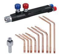 AB Tools Type 5 Welding Torch & Tips Sheet Metal Oxy Acetylene Gas 0.9 - 8.2mm Brazing