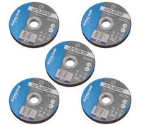 AB Tools Ultrathin 115mm X 1mm Metal Steel Cutting Discs For 4-1/2In Angle Grinders 100Pc