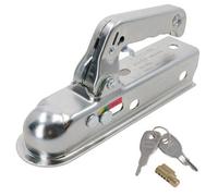 AB Tools Unbraked Trailer Pressed Steel Hitch Coupling 50mm 800Kg Max With Lock