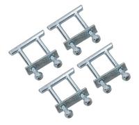 AB Tools Under Floor T Bar Lashing Link Ring Tie Down For Trailers Trucks 2.5 Ton Cap 4Pc
