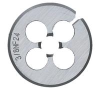 AB Tools Unf Die Threading Tool 3/8" X 24 Nf Split Die (38mm) Thread Cutter Tungsten Steel