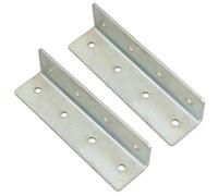 AB Tools Universal Bmb Body Mounting Runner Bearer Brackets190 X 50mm Galvanised 2Pc