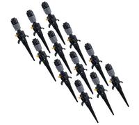 AB Tools Universal Easy Drip Garden Sprinklers And Ground Pegs Plant Watering 12Pc