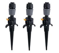 AB Tools Universal Easy Drip Garden Sprinklers And Ground Pegs Plant Watering 3Pc