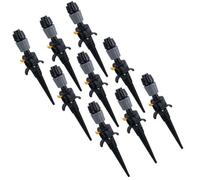 AB Tools Universal Easy Drip Garden Sprinklers And Ground Pegs Plant Watering 9Pc