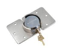 AB Tools Van Garage Shed Door Security Padlock Hasp Set Lock Heavy Duty 73mm Steel