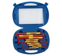 AB Tools Vde Insulated Extra Long Torx Star Keys T10 - T50 9Pc Up To 1000V Protection