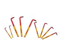 AB Tools Vde Insulated Long Star Torx Keys T10 - T50 9Pc Up To 1000V Ac Protection