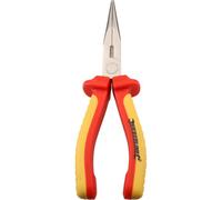 AB Tools Vde Soft Grip Insulated Electrical Electricians Straight Long Nose Pliers 200mm