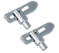 AB Tools Weld On Antiluce Anti-Luce Fastener Drop Catch Latch 12mm Barrel 8mm Boss 2Pc