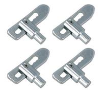 AB Tools Weld On Antiluce Anti-Luce Fastener Drop Catch Latch 12mm Barrel 8mm Boss 4Pc