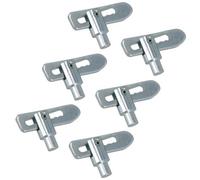 AB Tools Weld On Antiluce Anti-Luce Fastener Drop Catch Latch 12mm Barrel 8mm Boss 6Pc