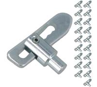 AB Tools Weld On Antiluce Anti-luce Fastener Drop Catch Latch Trailers 12mm Barrel 8mm 1pc