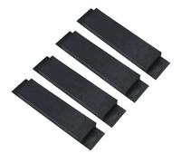 AB Tools Weld On Rubber Tipper Blocks Landing Pads Buffers For Trailers 355 X 75mm 4Pc
