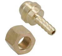 AB Tools Welding Gas Hose Connector 3/16 Hose Tail With 3/8 Bsp Right Handed Thread 1Pc